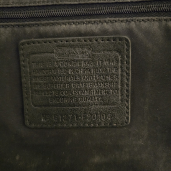 Coach Black Leather Women's Bag - Picture 12 of 13